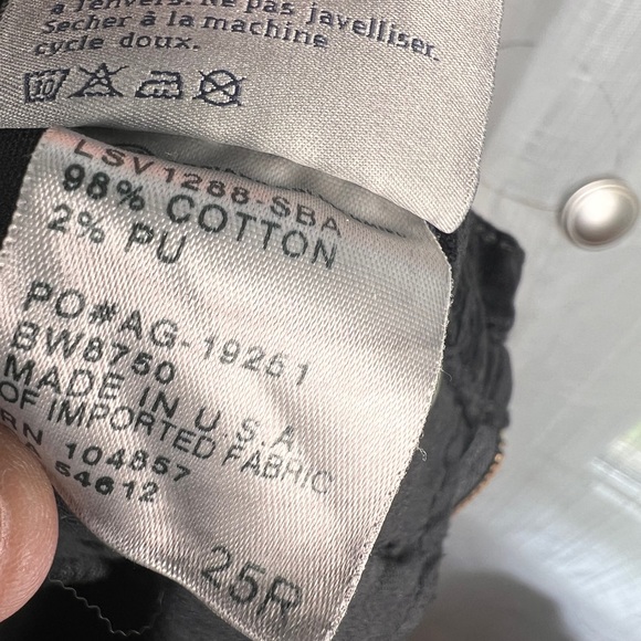 EUC AG Adriano Goldschmied The Legging Super Skinny Velvet Jeans - Picture 11 of 14